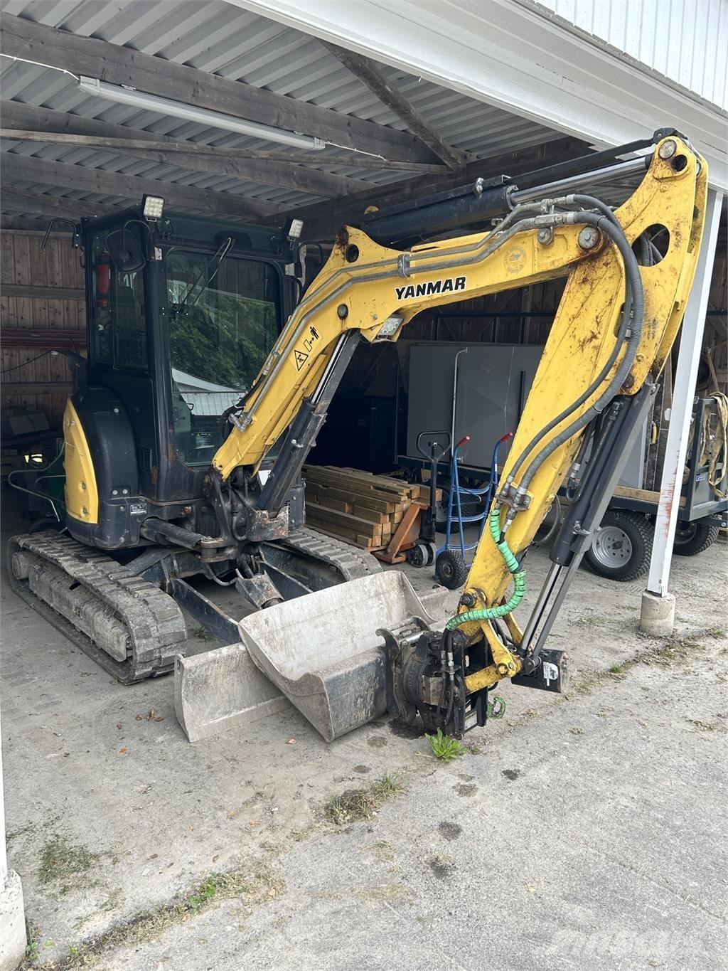 Yanmar VIO 38 GRÄVARE Radlader