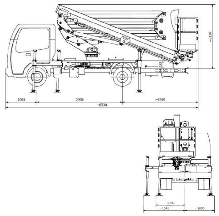 Safi SCA 23 HE LKW-Arbeitsbühnen