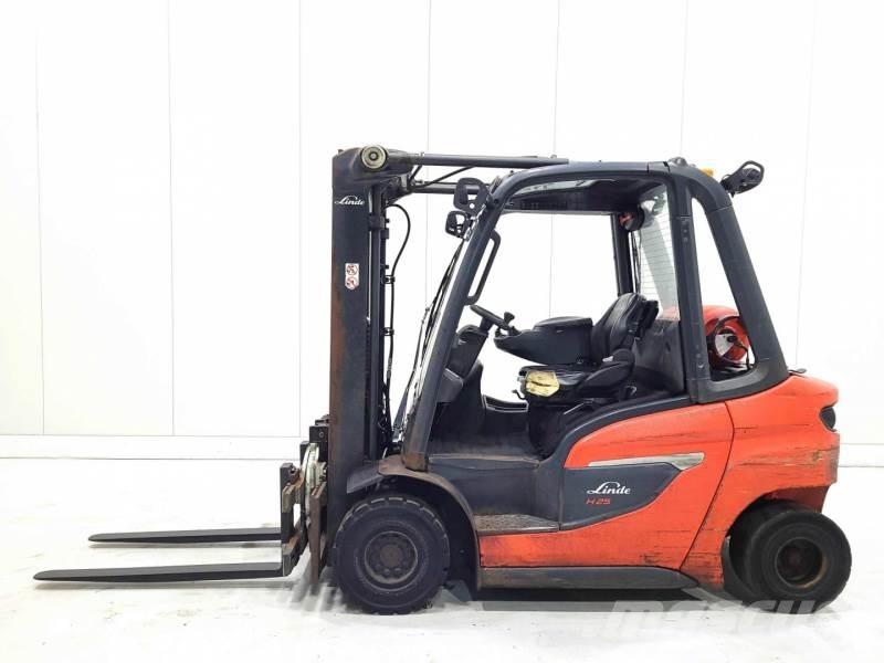 Linde H25T-01 LPG heftrucks