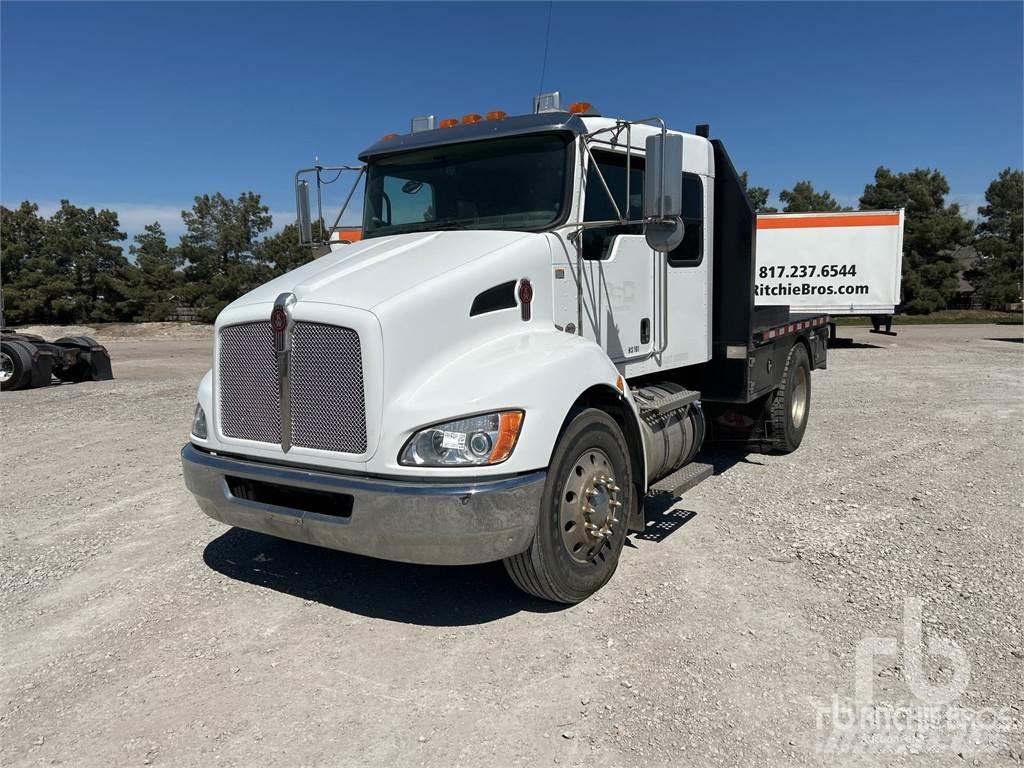 Kenworth T370 Pritschenwagen/Pritschenwagen mit Seitenklappe