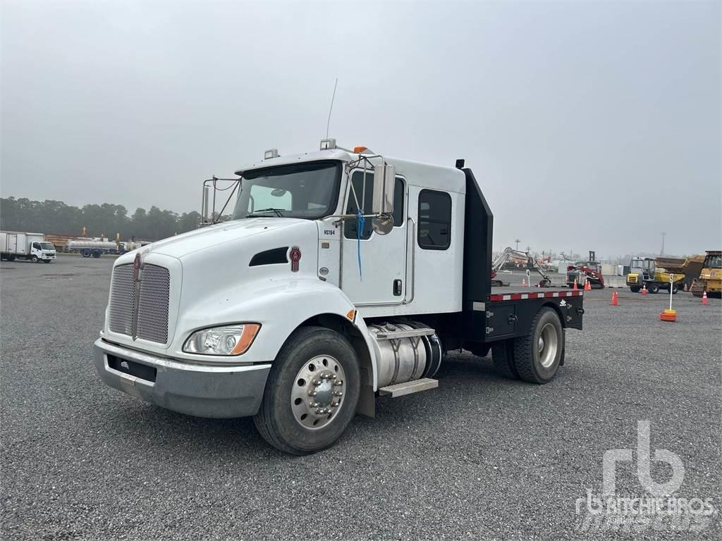 Kenworth T370 Pritschenwagen/Pritschenwagen mit Seitenklappe