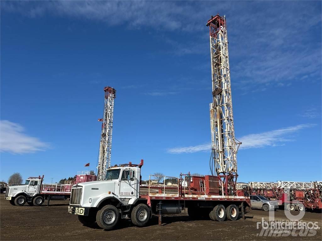 Kenworth T800 Fahrzeug mit mobiler Bohranlage
