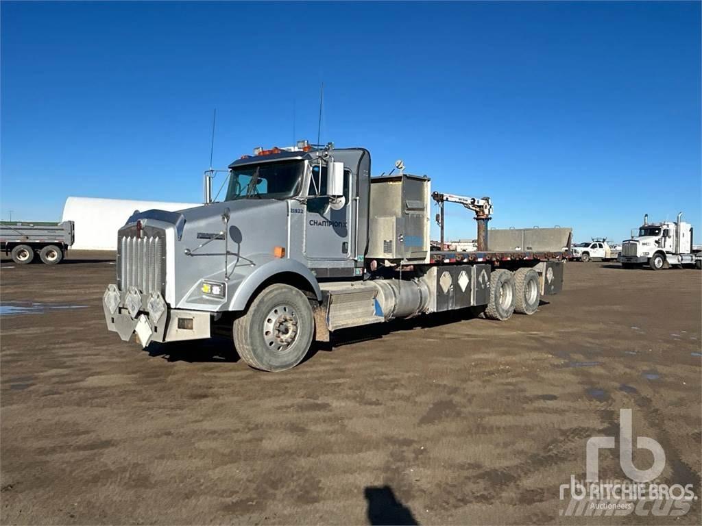 Kenworth T800 Pritschenwagen/Pritschenwagen mit Seitenklappe