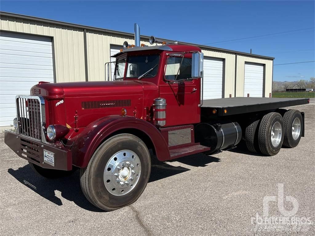 Peterbilt 380 Pritschenwagen/Pritschenwagen mit Seitenklappe