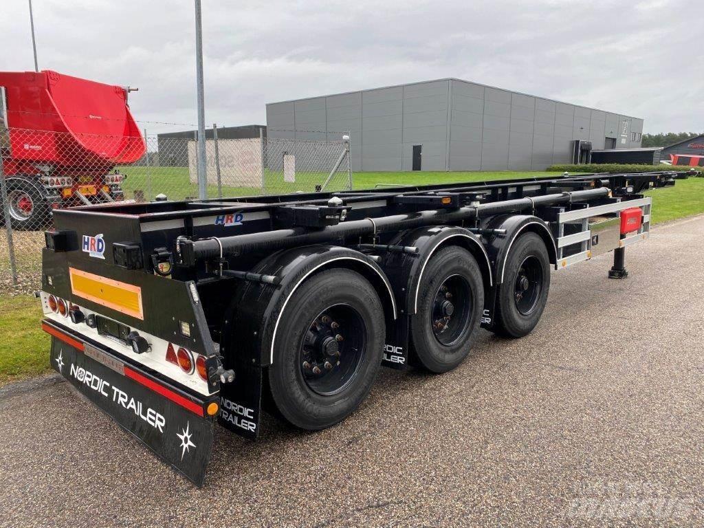HRD 3-aks 20 + 30 ADR Containerauflieger