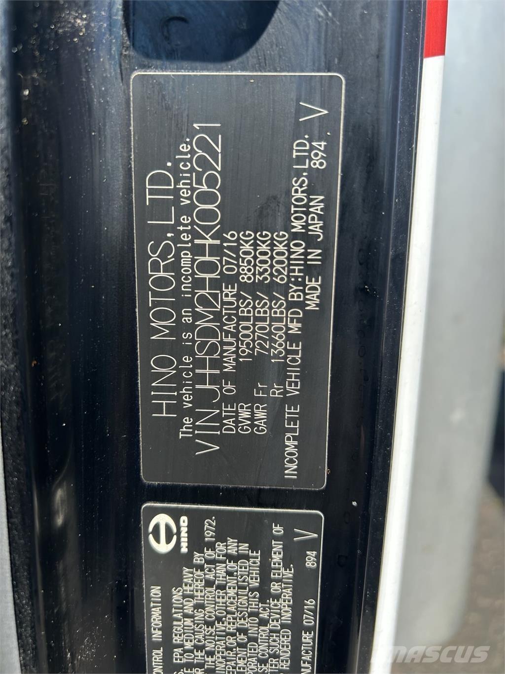 Hino 195 Kofferaufbau