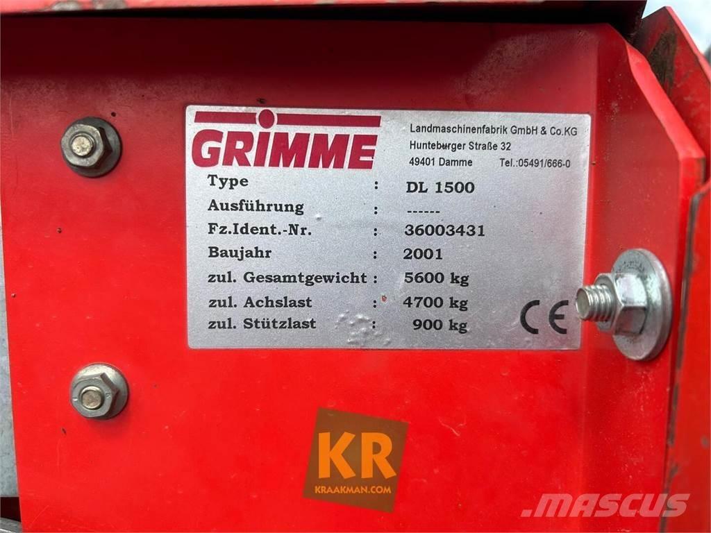 Grimme dl 1500 Aardappelrooiers