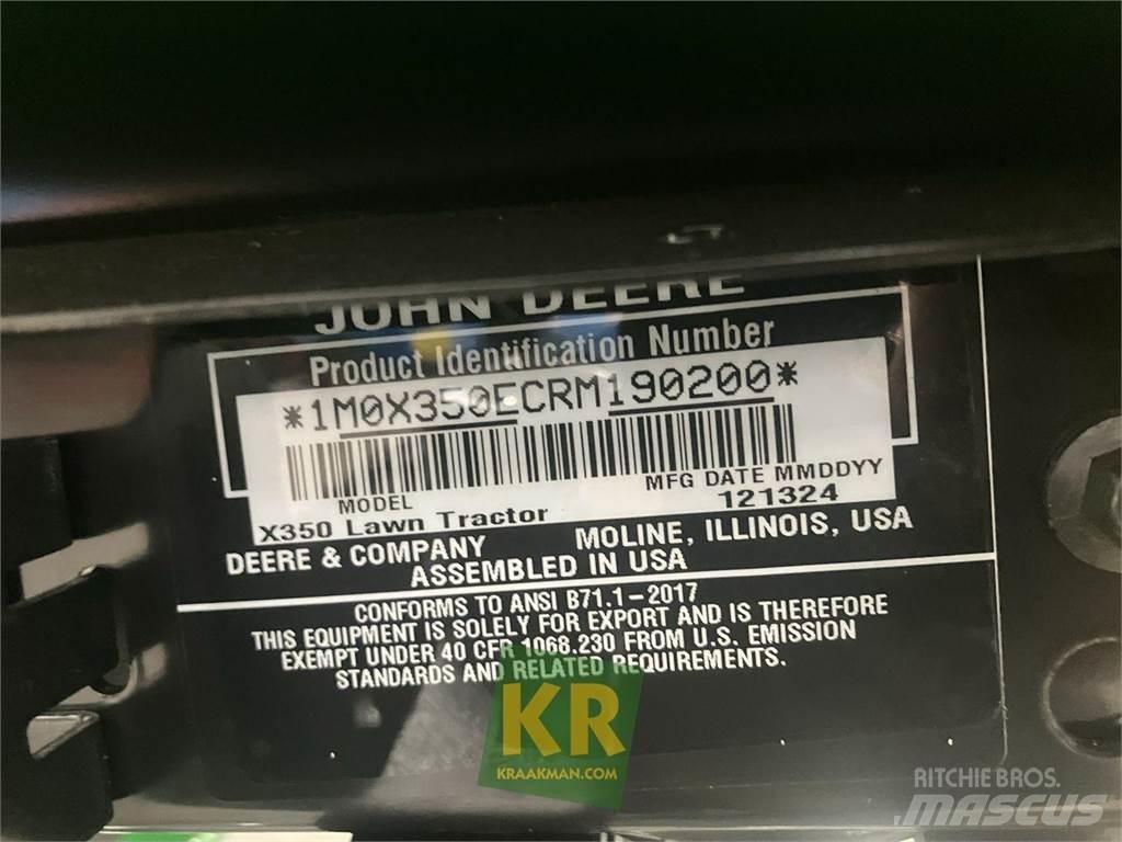 John Deere X350 Reitermäher