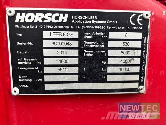  LEEB 8 GS Anhängespritzen