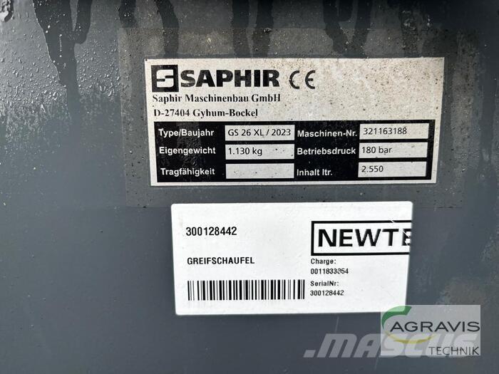 Saphir GREIFSCHAUFEL Weitere Viehgeräte