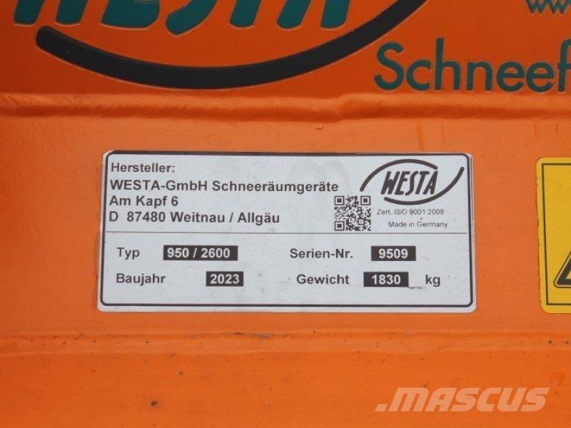  Westa 950/2600 Schneefräse