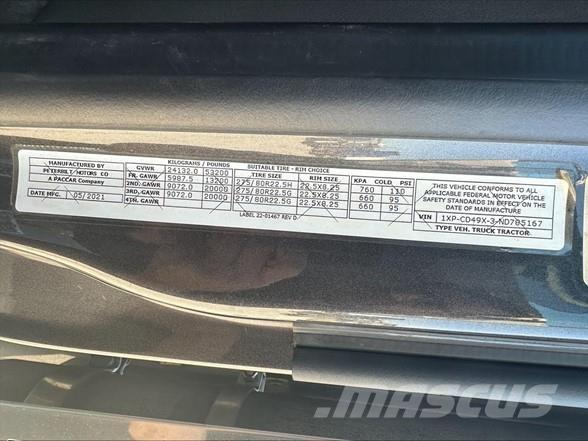 Peterbilt 567 Sattelzugmaschinen