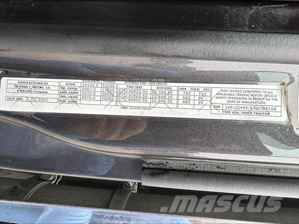 Peterbilt 567 Sattelzugmaschinen