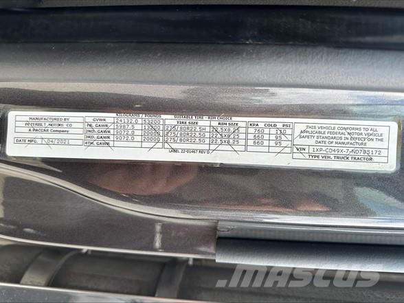 Peterbilt 567 Sattelzugmaschinen