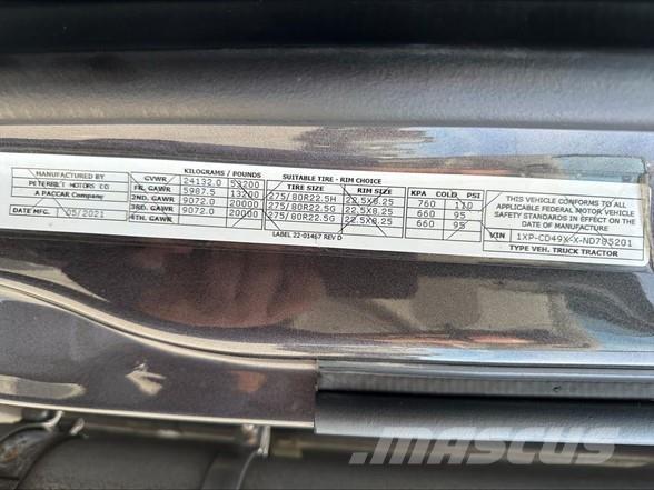 Peterbilt 567 Sattelzugmaschinen