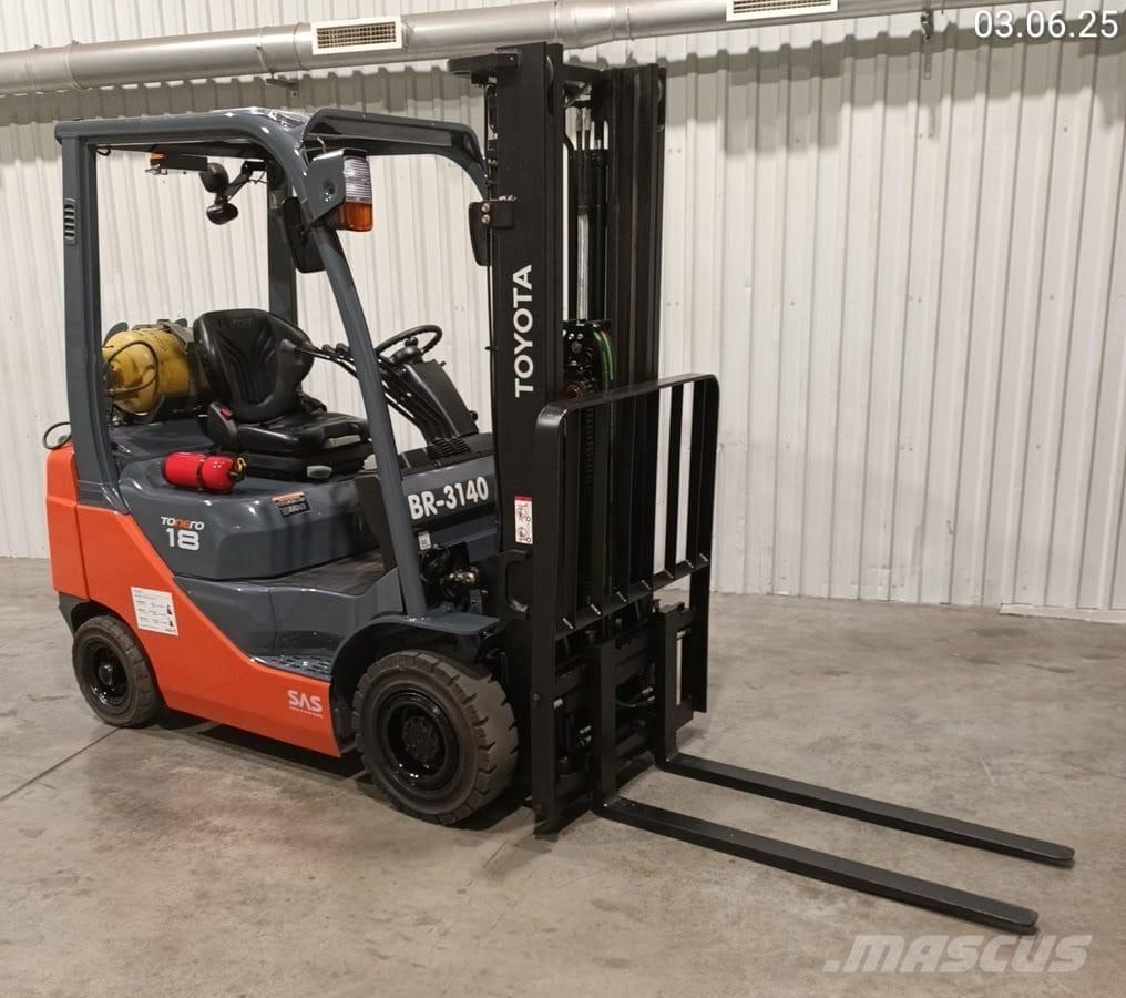 Toyota 02-8FGF18 LPG heftrucks