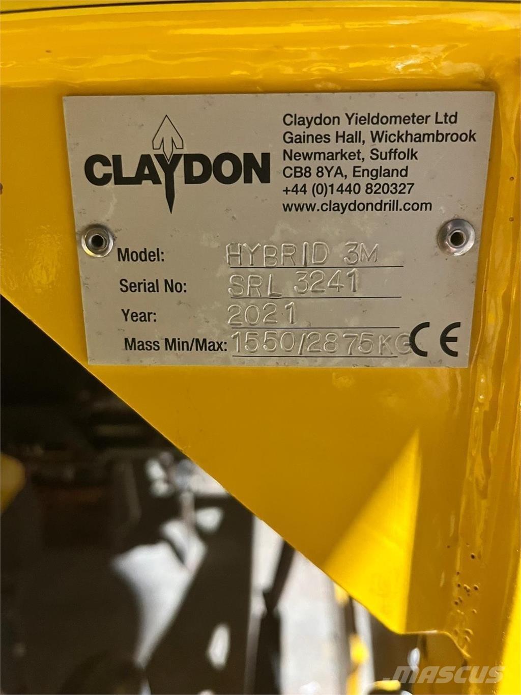 Claydon 3M HYBRID Sonstige Landmaschinen
