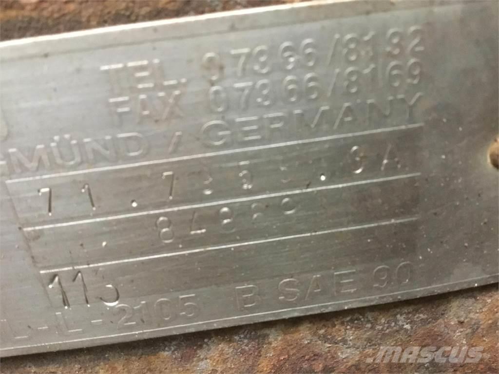 Faun RTF 45 axle 2 LKW-Achsen