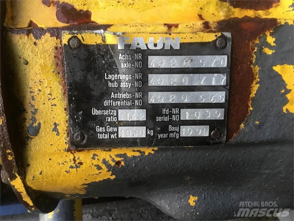 Faun RTF 50-3 axle 1 LKW-Achsen