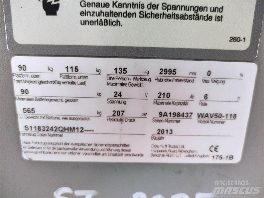 Crown WAV50-118 Hochhub-Kommissionierer