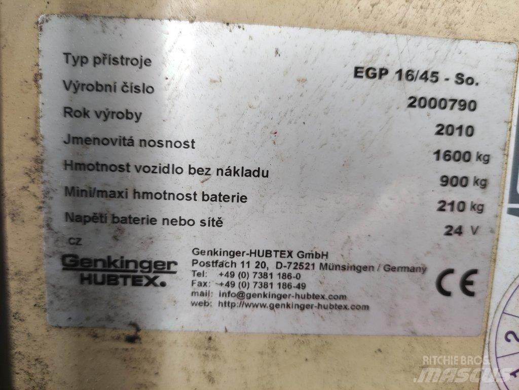 Hubtex EGP16/45-So Deichselstapler