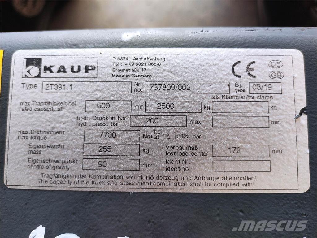 Kaup 2T391.1 Sonstige Flurförderzeuge