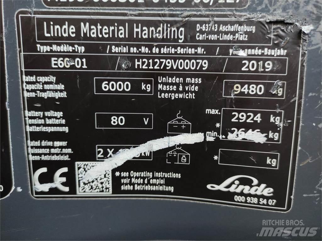 Linde E60-01-1279 Elektrische heftrucks