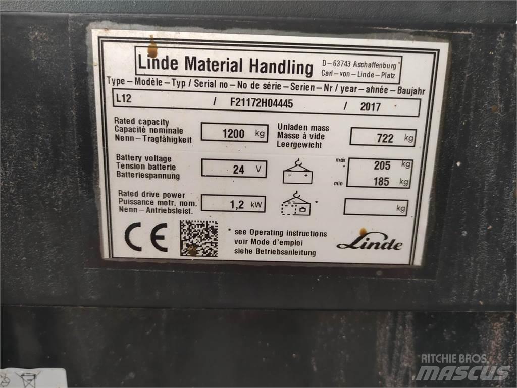 Linde L12 Deichselstapler