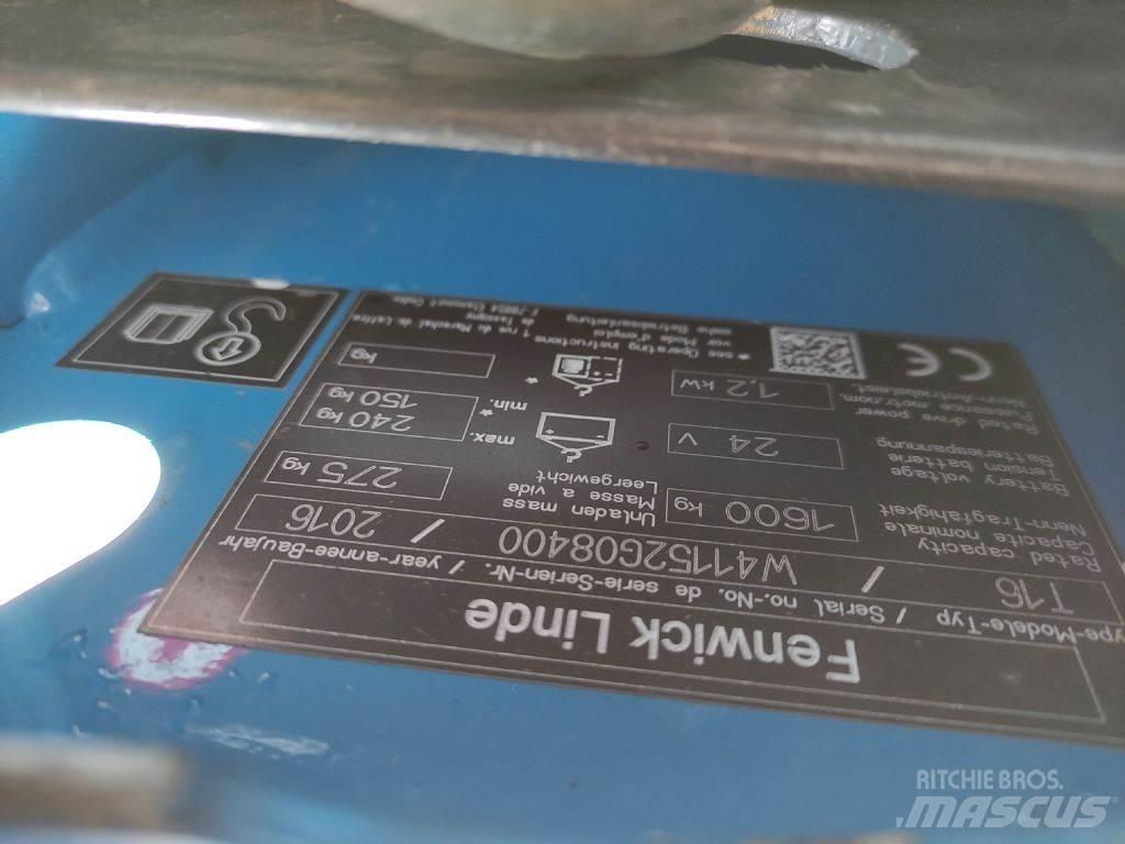 Linde T16 Niedergabelstapler
