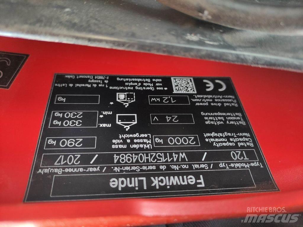 Linde T20 Niedergabelstapler