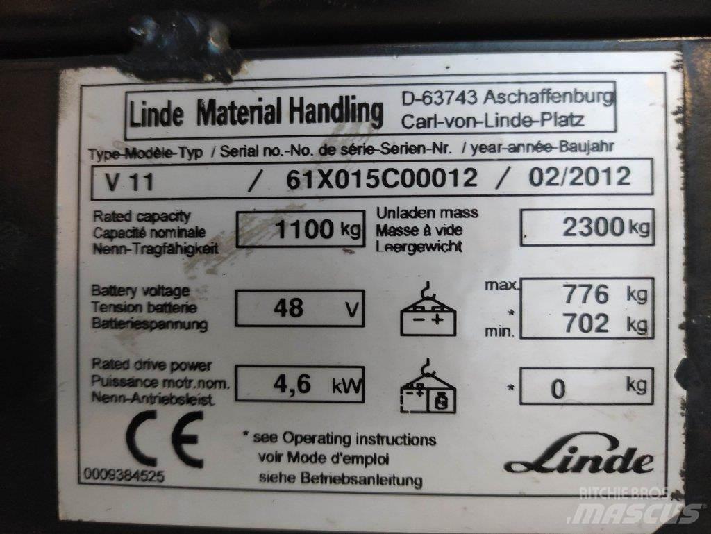 Linde V11 Hochhub-Kommissionierer