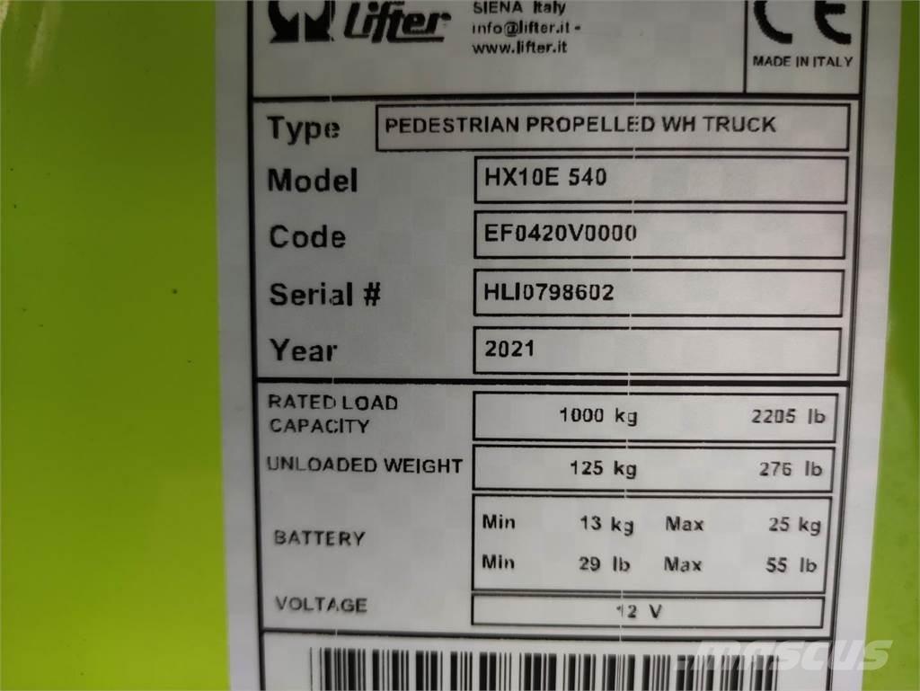 Pramac HX10E 540 Heftrucks overige