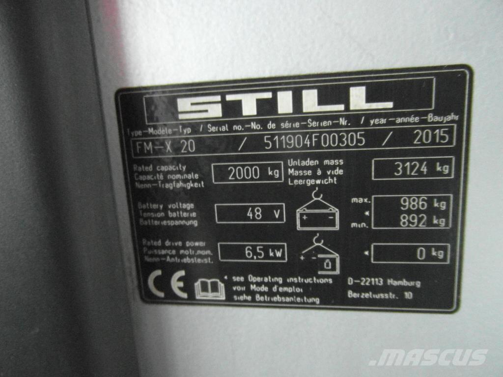 Still FM-X-20 Schubmaststapler