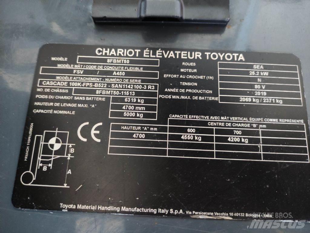 Toyota 8FBMT50 Elektrische heftrucks
