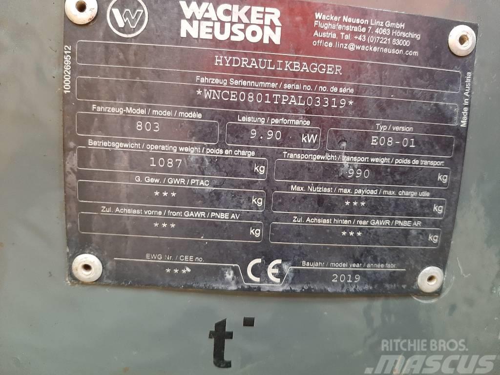 Wacker Neuson 803 Minibagger < 7t