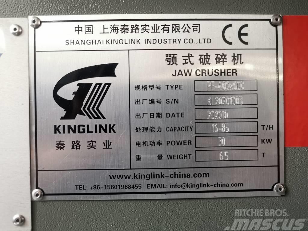 Kinglink Jaw Crusher PE400X600 (16X24) Pulverisierer