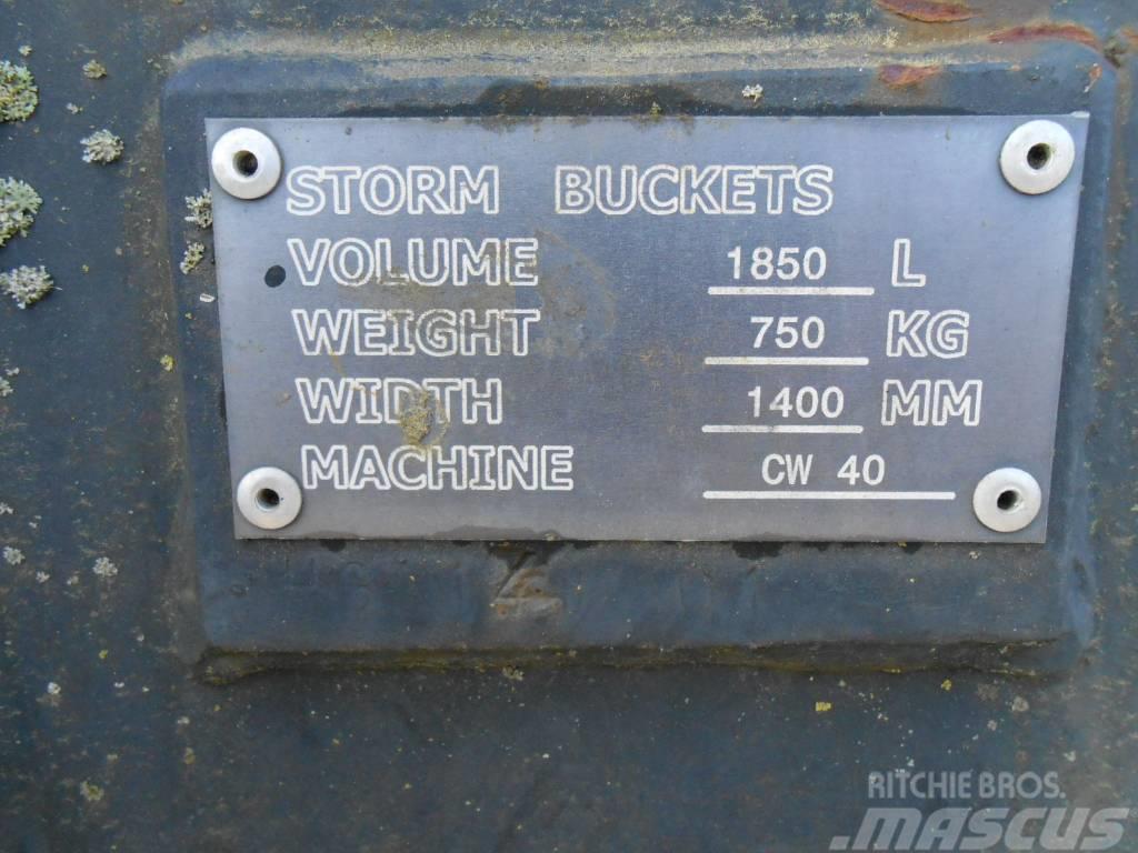  Storm GEBRUIKTE DIEPLEPEL CW40 1400mm Schaufeln