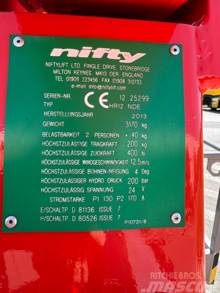 Niftylift HR 12 N D E Gelenkteleskoparbeitsbühnen