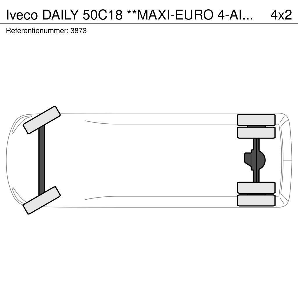 Iveco Daily 50C18 **MAXI-EURO 4-AIR SUSPENSION** Box body