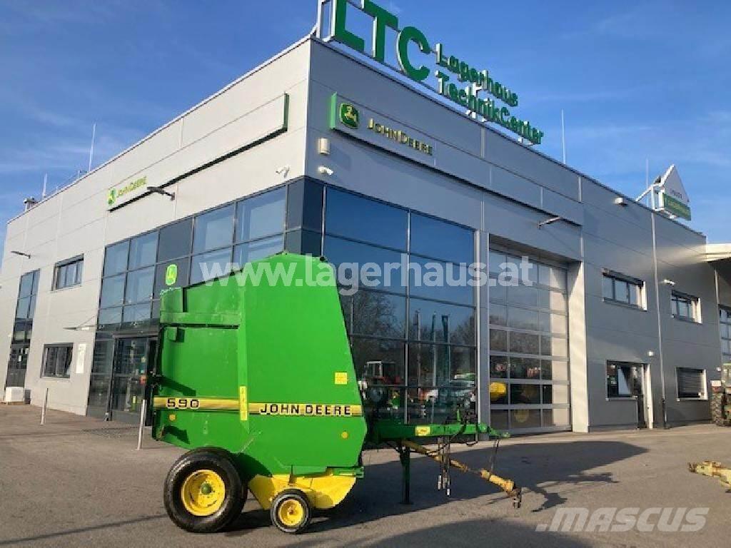 John Deere 590 Rundballenpressen