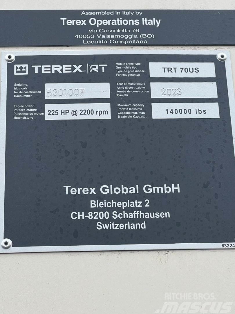 Terex TRT 70 Ruwterrein kranen