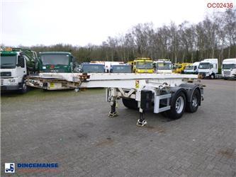 Robuste Kaiser 2-axle container chassis 20 ft. + tipping