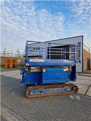Holland Lift 10.50 mtr diesel rupsschaarhoogwerker/ hoogwerker