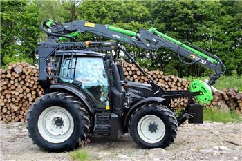 Valtra N154 Reverse Drive with new Botex 573 Roof Loader