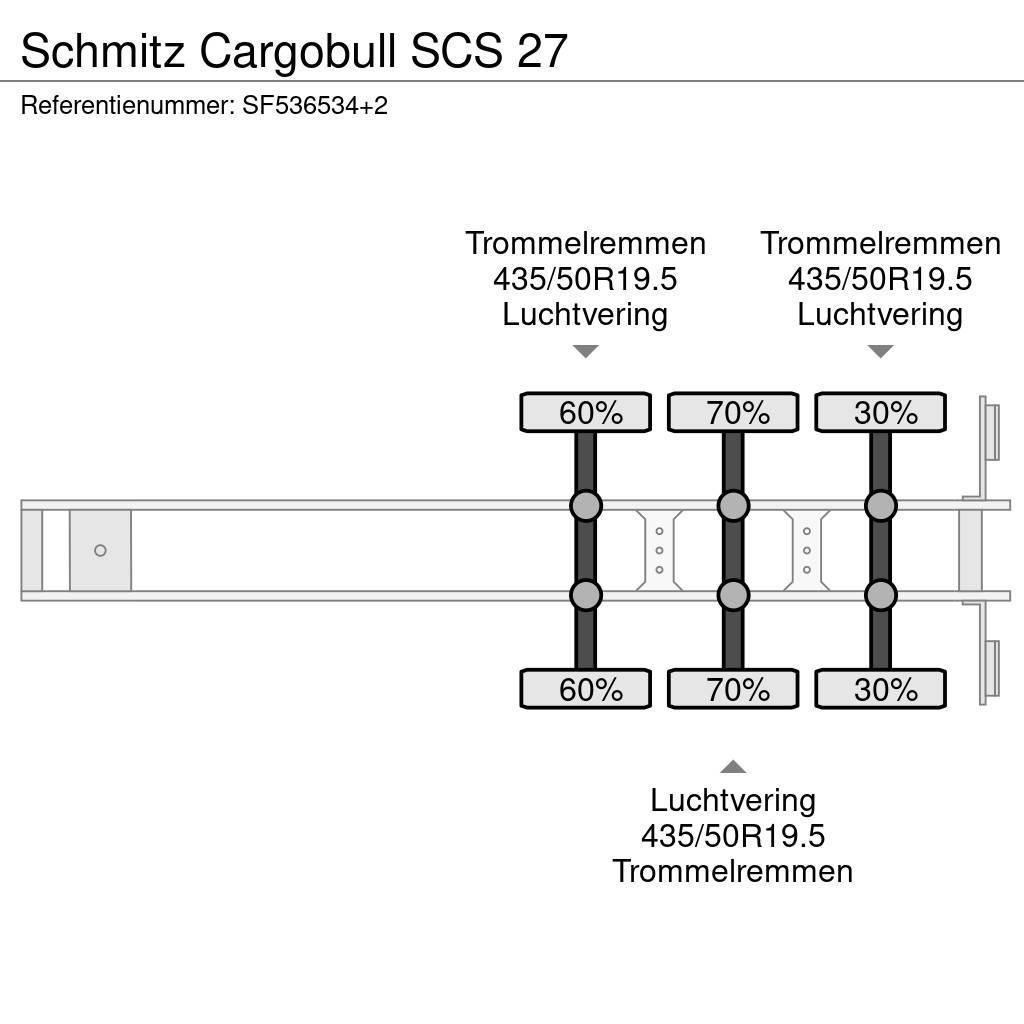Schmitz Cargobull SCS 27 Curtainsiderauflieger