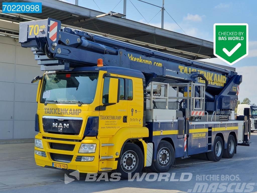 MAN TGS 35.440 8X4 NL-Truck Manual 70mtr Bronto Skylif LKW-Arbeitsbühnen