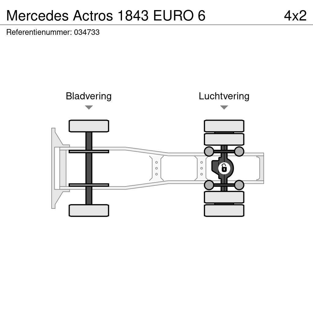 Mercedes-Benz Actros 1843 EURO 6 Sattelzugmaschinen