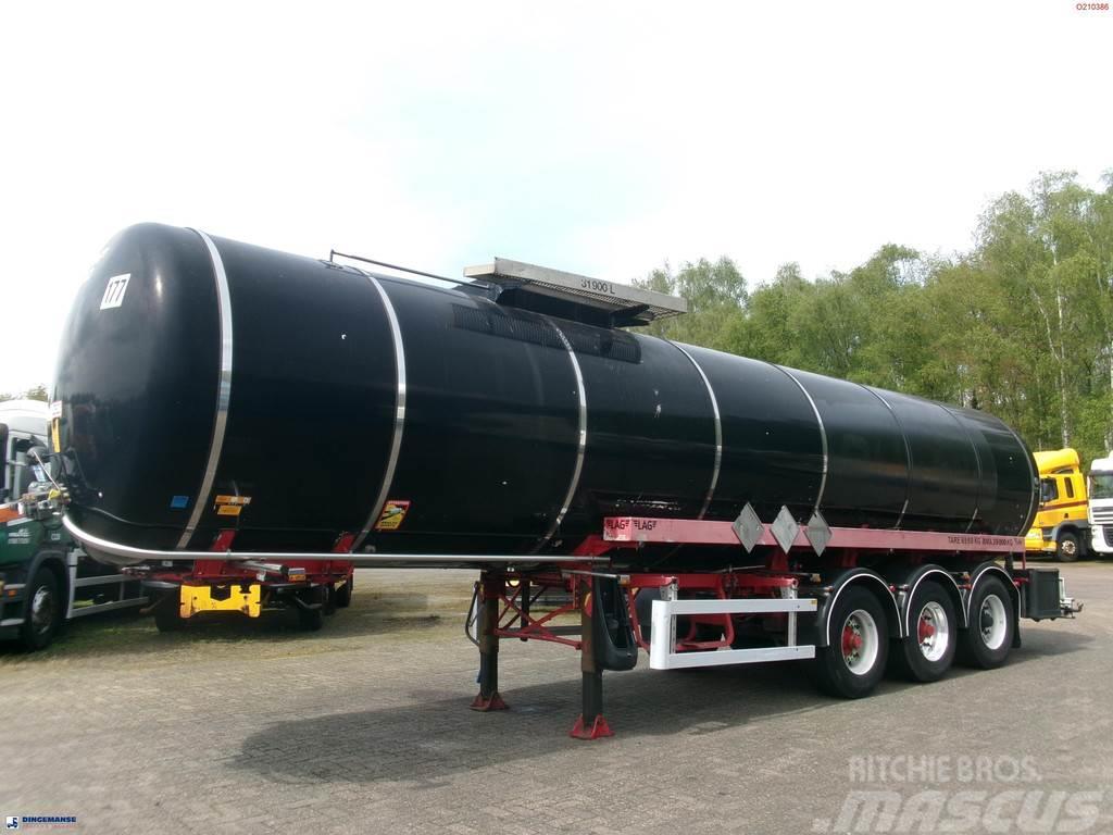 LAG Bitumen tank inox 31.9 m3 / 1 comp Tankauflieger