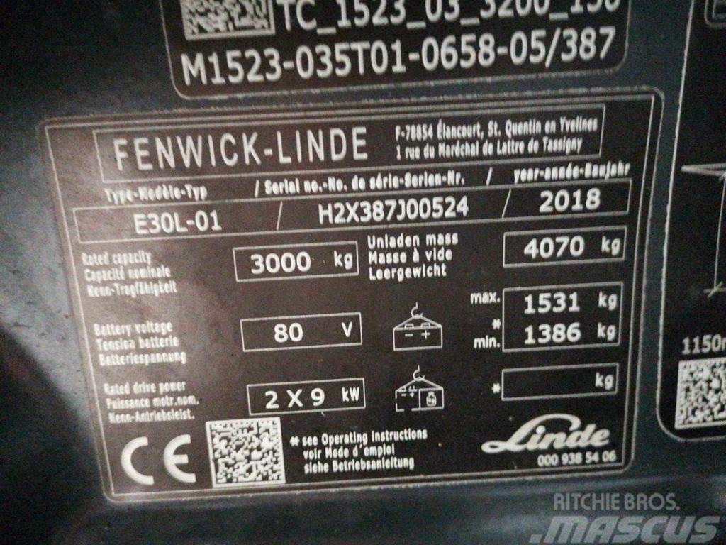 Linde E30L-01 Elektrische heftrucks