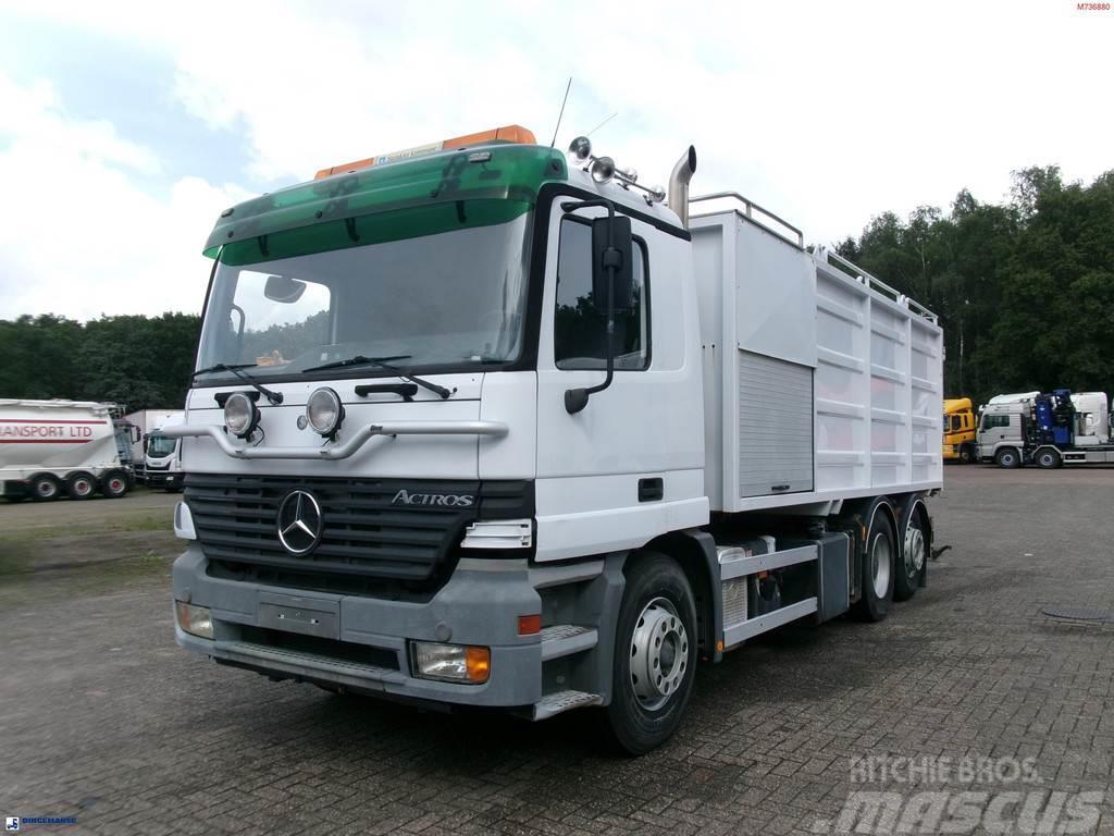 Mercedes-Benz Actros 2535 6x2 vacuum tank Saugbagger Saug- und Druckwagen